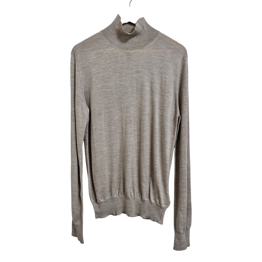 There Was One‎ Wool Turtleneck Sweater Women's Grey XL